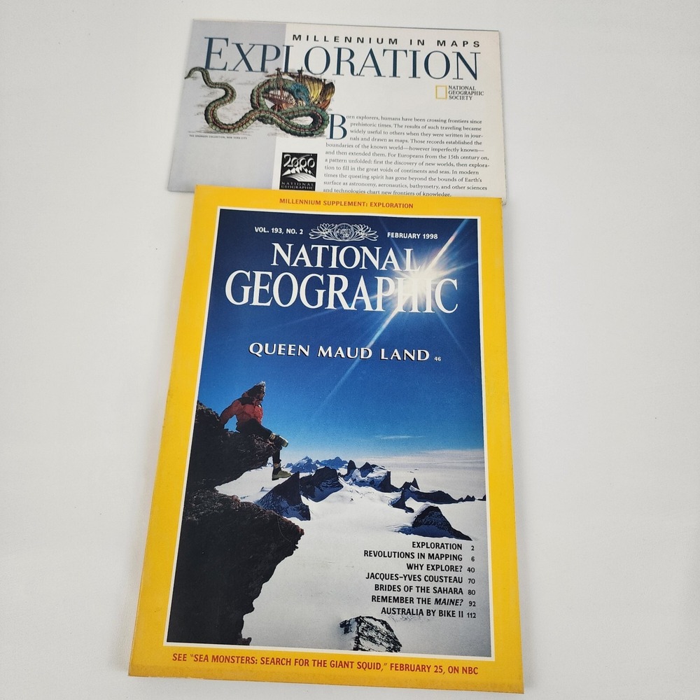 National‎ Geographic Magazine February 1998 With Insert